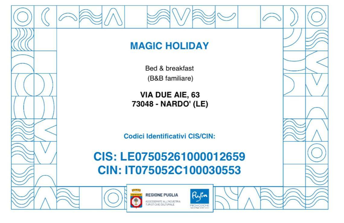 B&B Magic Holiday Nardo Luaran gambar
